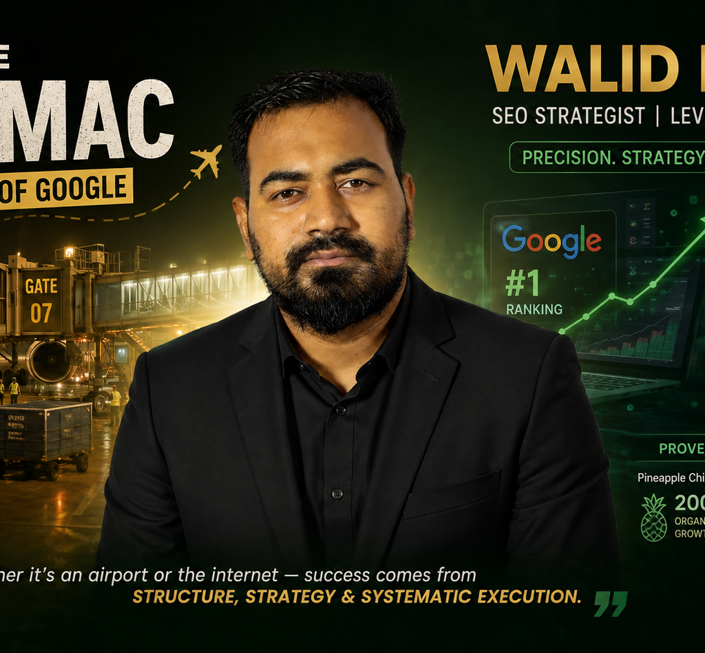 From Airport Runways to Google’s First Page: How WALID KHAN Mastered SEO